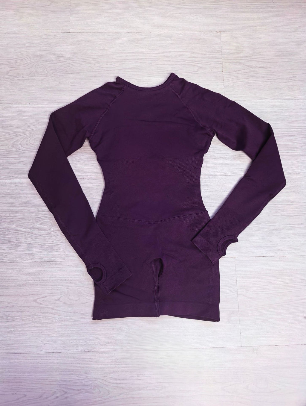CT Open-Back Long Sleeve Romper