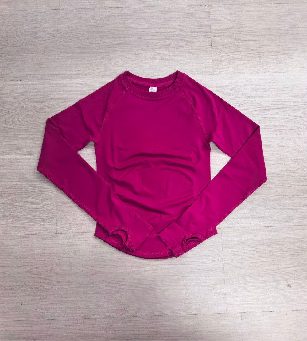 CT Matte Seamless Thumbhole Long Sleeve Workout Top, Yoga Shirt