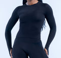 CT Matte Seamless Thumbhole Long Sleeve Workout Top, Yoga Shirt