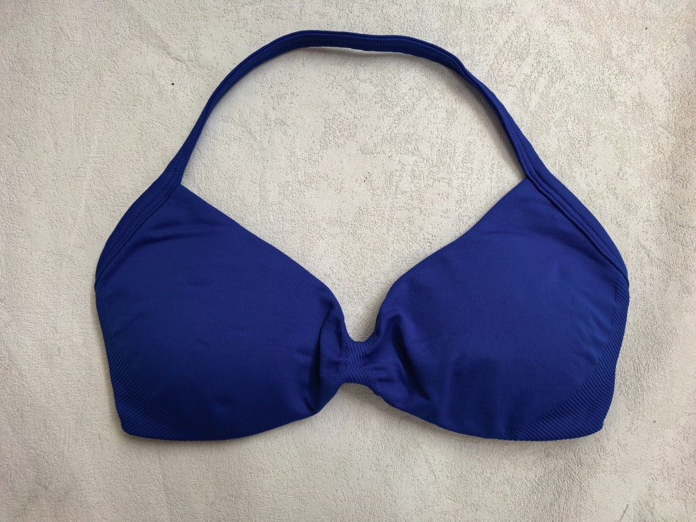 CT Seamless Ruched Halter Sports Bra