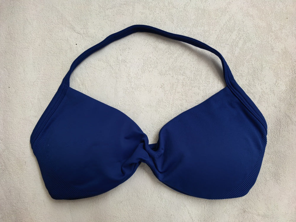 CT Seamless Ruched Halter Sports Bra