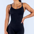 CT Women's Seamless Longline Workout Tank, Scoop Neck Yoga Cami Top