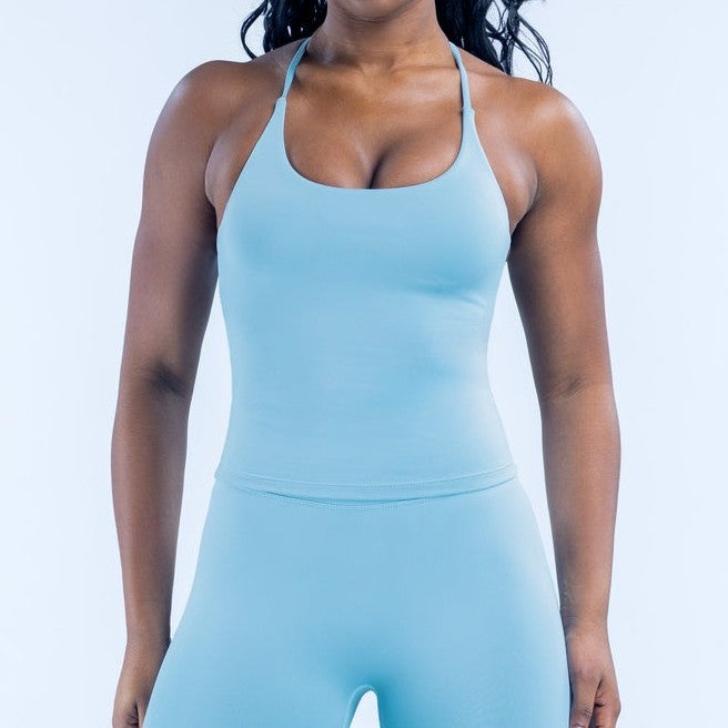 CT Seamless Strappy Longline Tank with Built-in Bra
