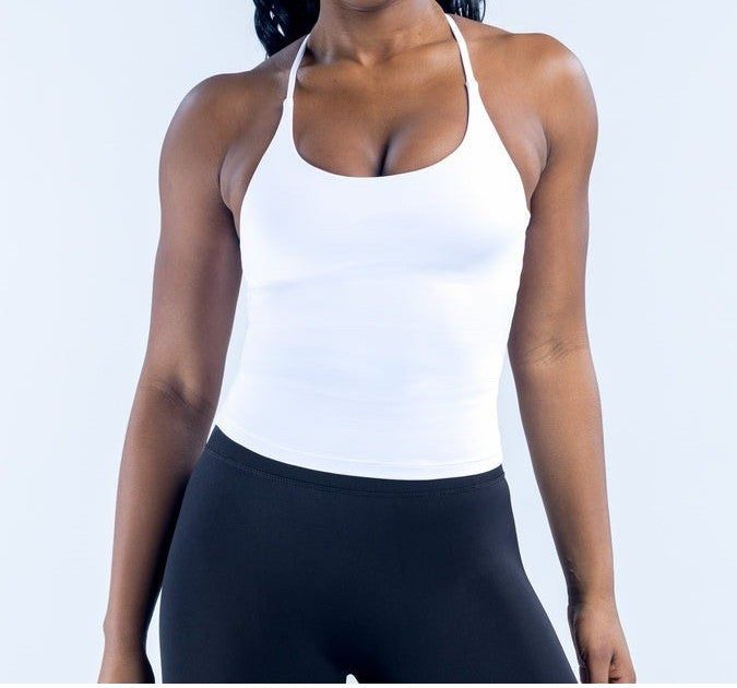 CT Seamless Strappy Longline Tank with Built-in Bra