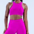CT Form-Fitting Seamless Workout Bra, Thin Strap Sculpting Top