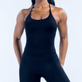 CT Seamless Strappy Longline Tank with Built-in Bra