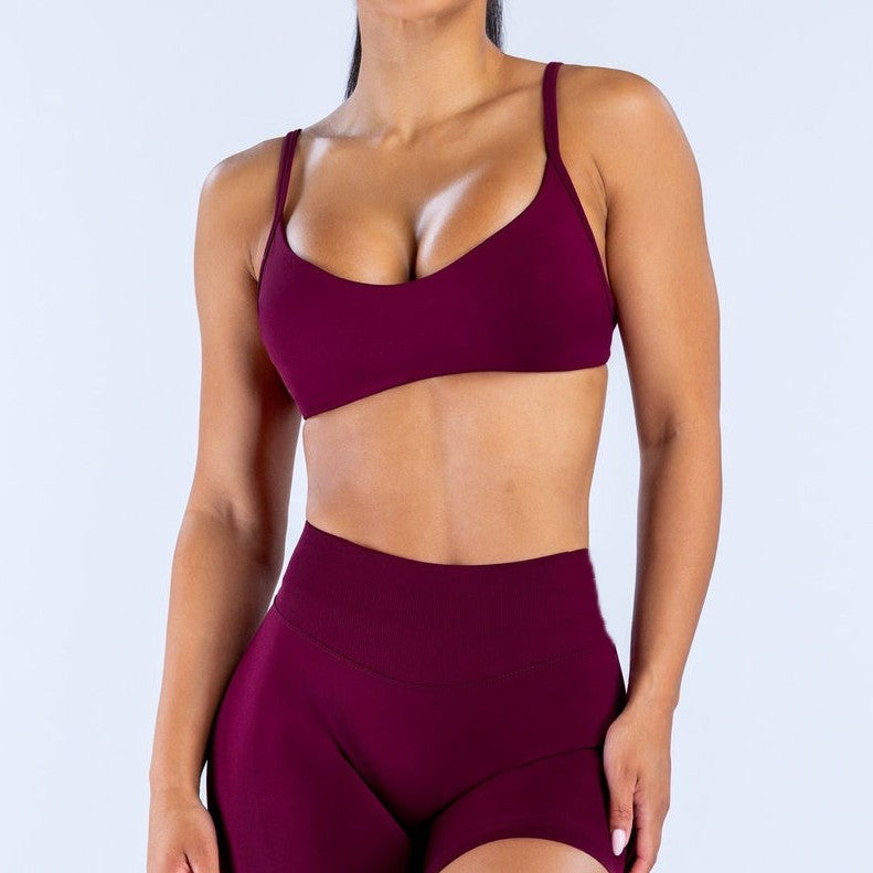 CT Matte Seamless Scoop Neck Sports Bra