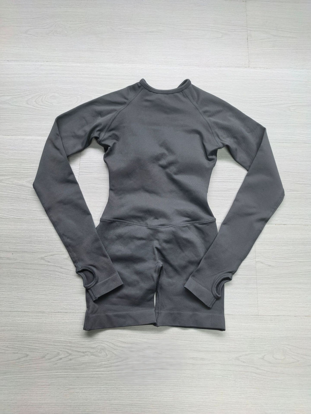 CT Open-Back Long Sleeve Romper