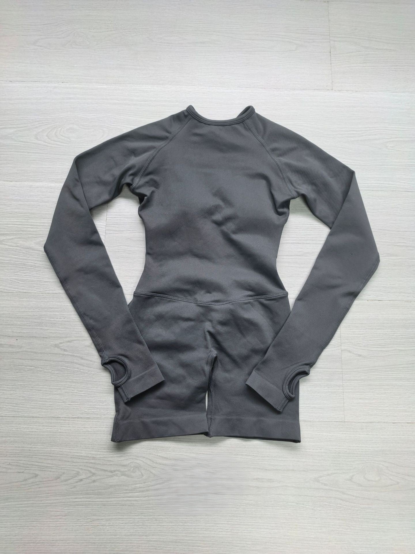 CT Open-Back Long Sleeve Romper