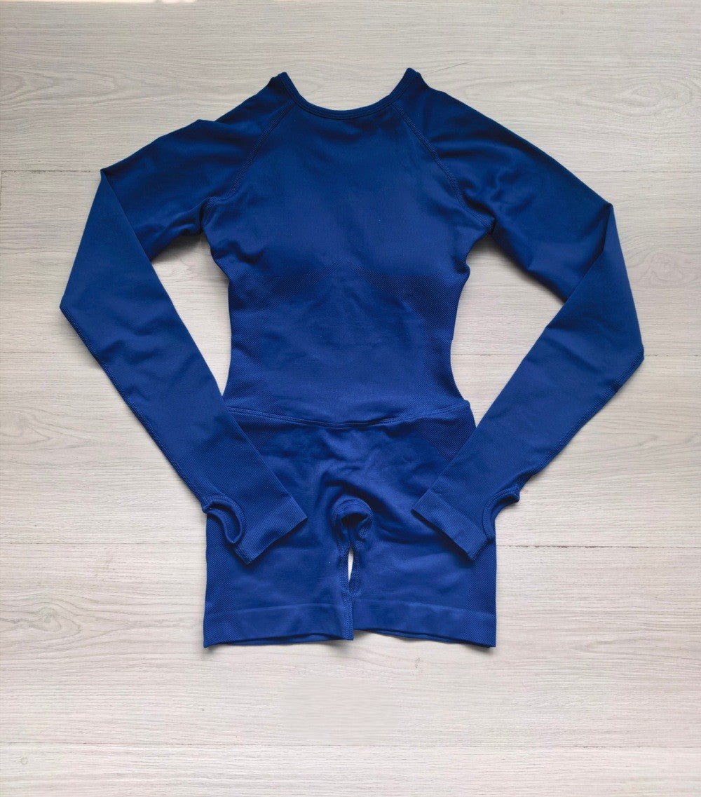 CT Open-Back Long Sleeve Romper