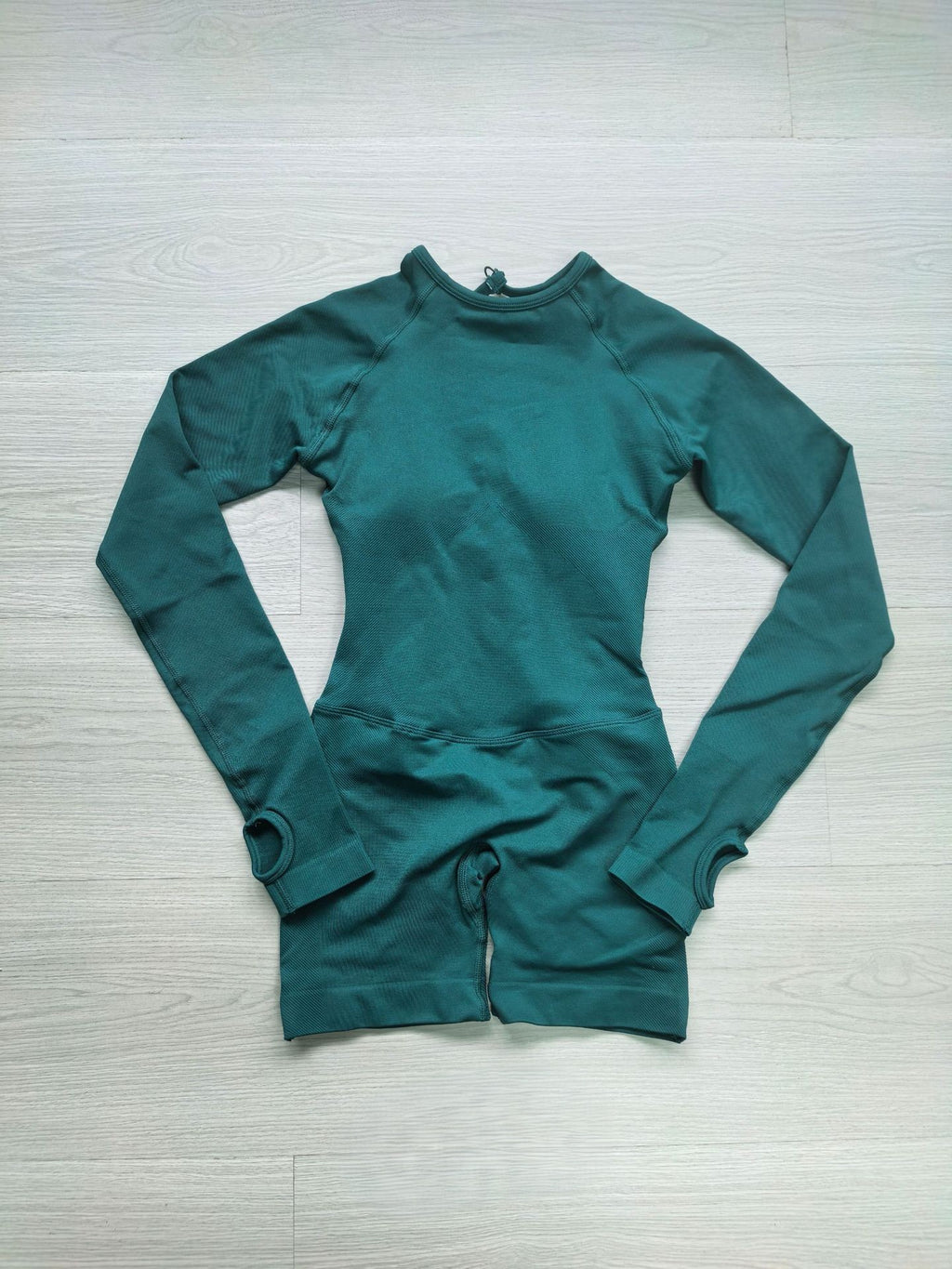 CT Open-Back Long Sleeve Romper