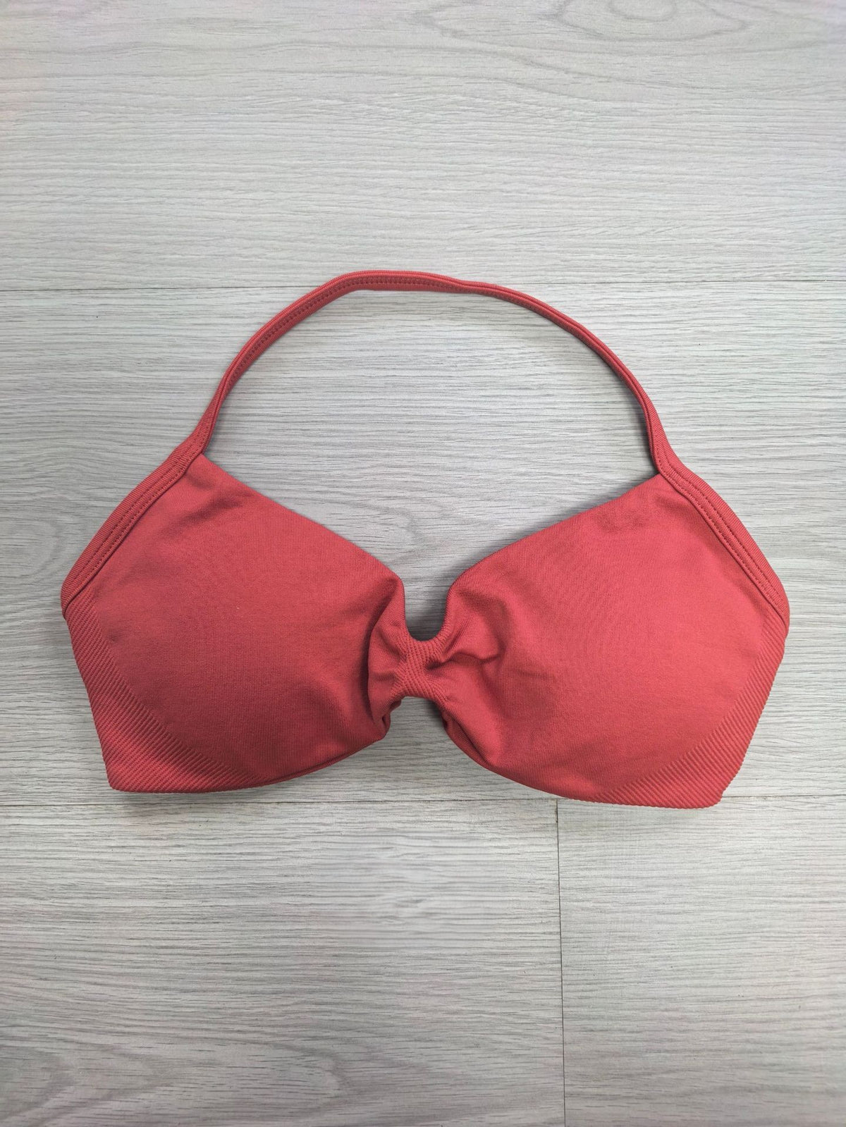 CT Seamless Ruched Halter Sports Bra