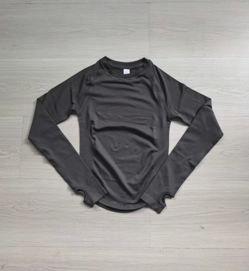 CT Matte Seamless Thumbhole Long Sleeve Workout Top, Yoga Shirt