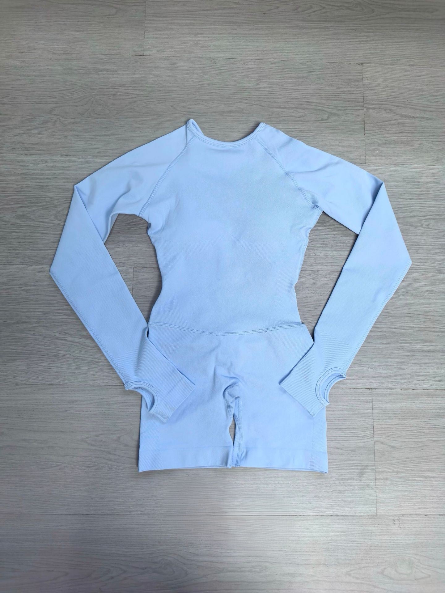 CT Open-Back Long Sleeve Romper