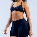 CT Seamless Ruched Halter Sports Bra